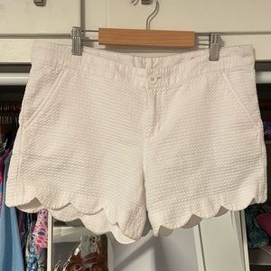 Lilly Pulitzer white buttercup shorts